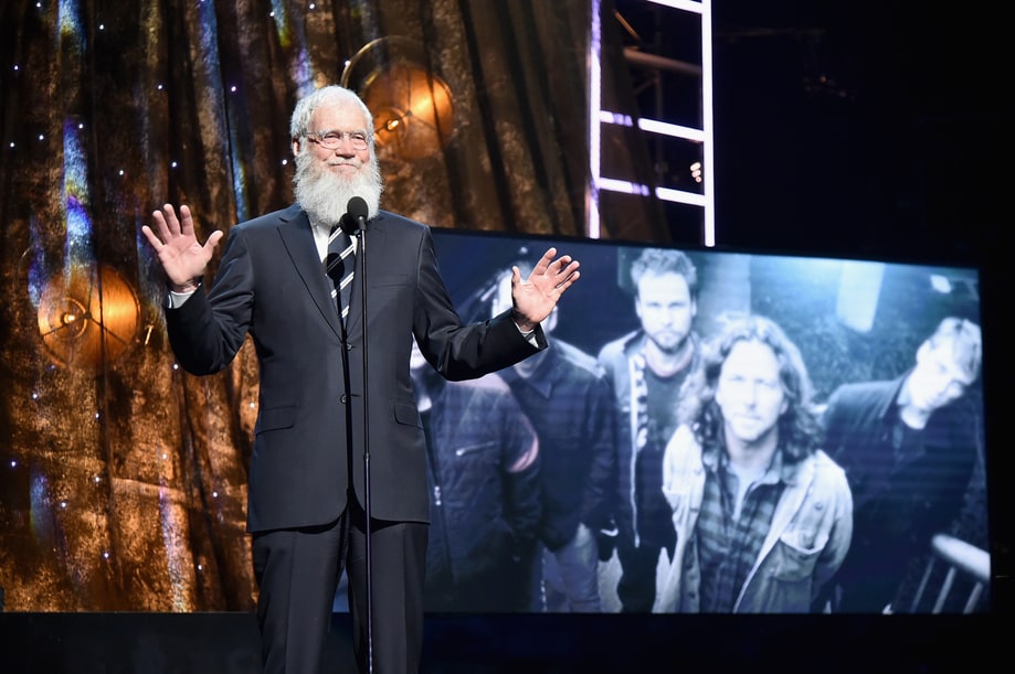 David Letterman Honors Pearl Jam