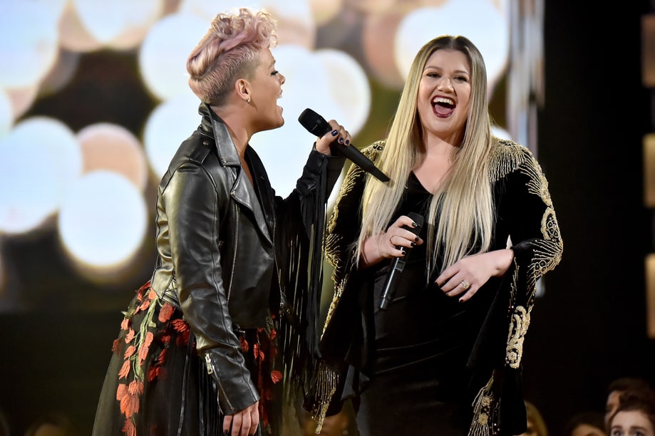 BEST: Kelly Clarkson and Pink defy gravity