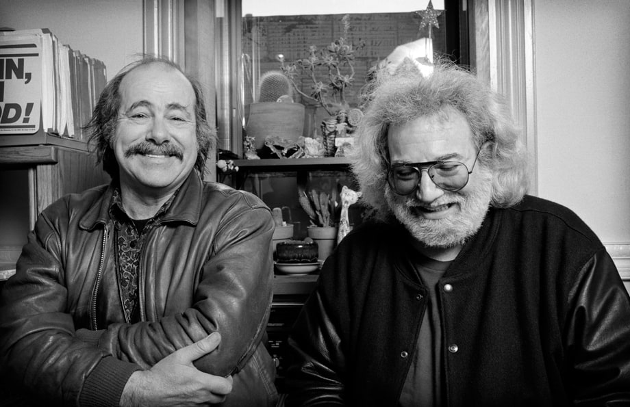Robert Hunter and Jerry Garcia (Jay Blakesberg, 1991)