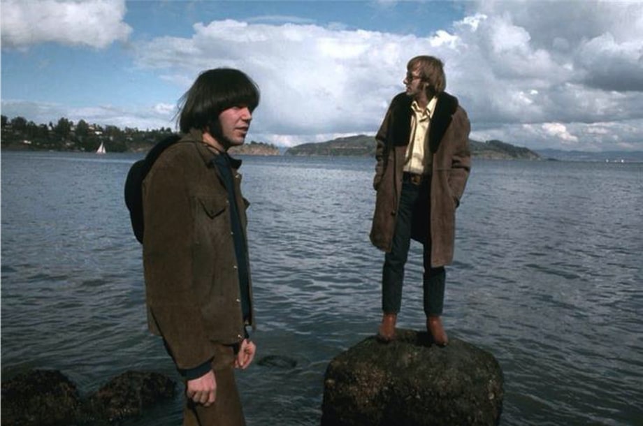 With Stephen Stills in Sausalito