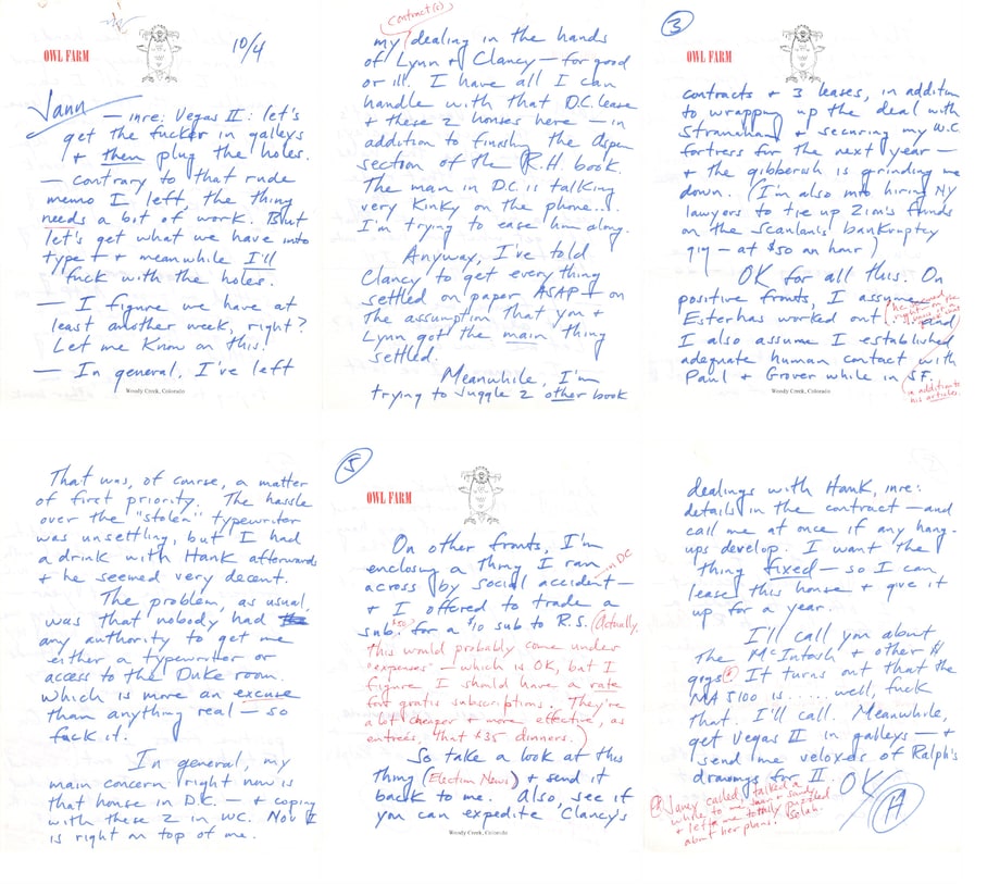 Hunter S. Thompson's Dispatches