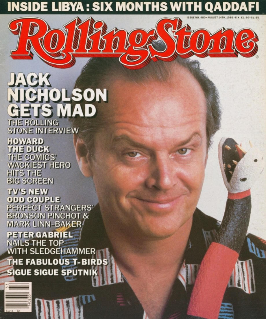 Jack on Our August 1986 Cover