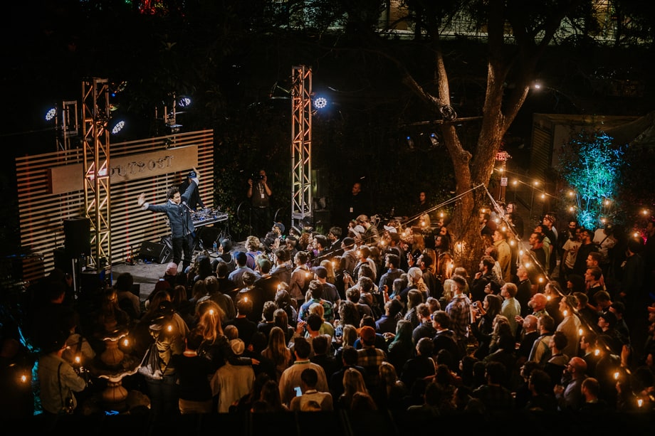 Crowd for Francis and the Lights Concert