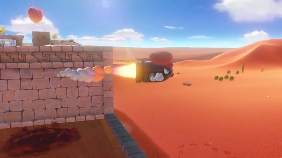 Flying through the level as a Bullet Bill allows you to open up new areas