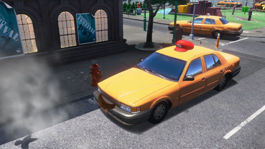 Or a taxi. With a mustache, of course