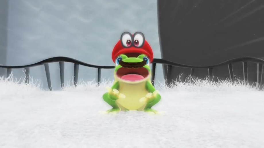 A nod to the Frog Suit from Super Mario Bros. 3?