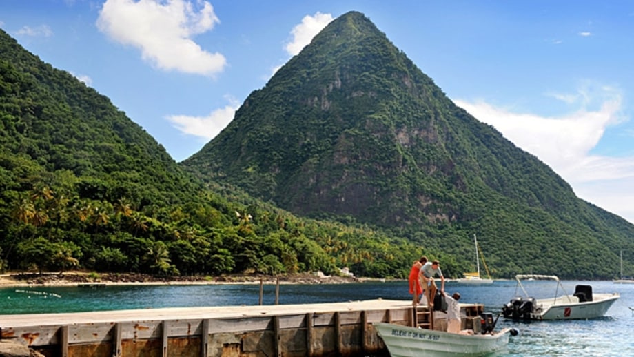 Climb from sea to sky (St. Lucia)