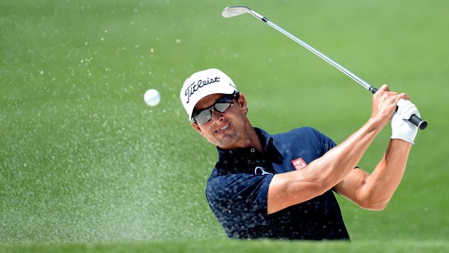Sand-trap: Take a full swing to get out.