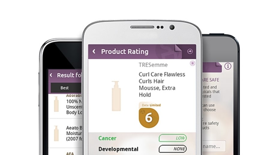 EWG Skin Deep Mobile app