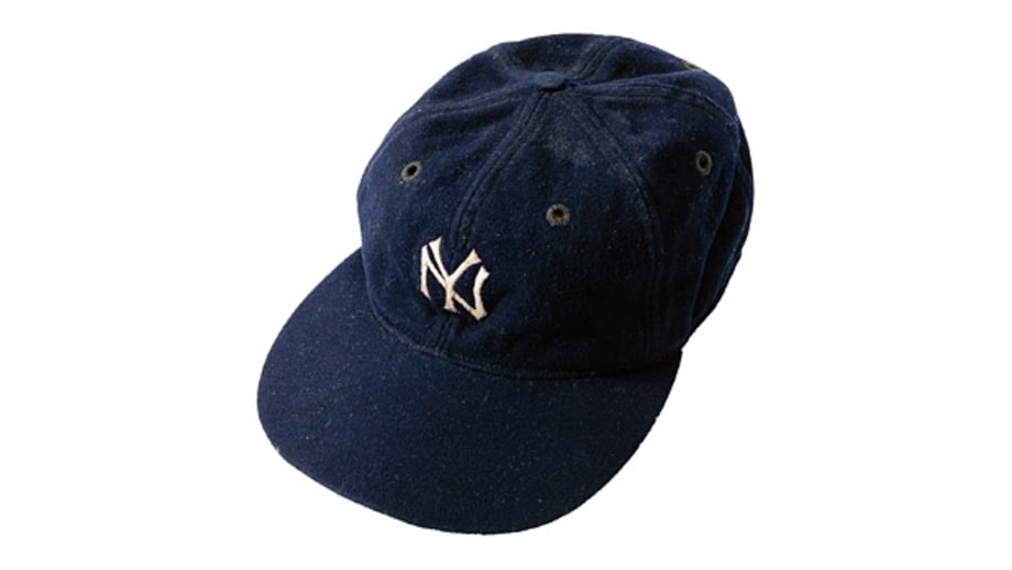 Babe Ruth and David Wells's Game-Worn Cap