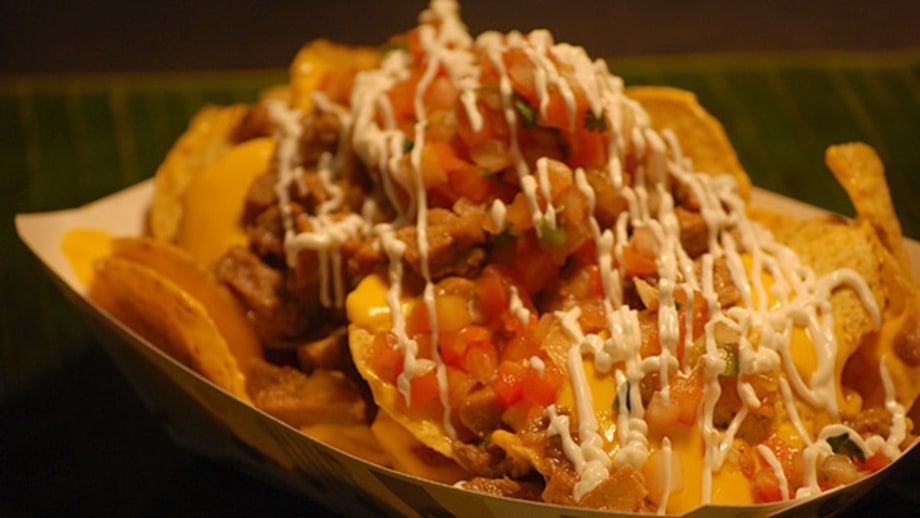 Kalua Pork Nachos (O.co Coliseum, Oakland)