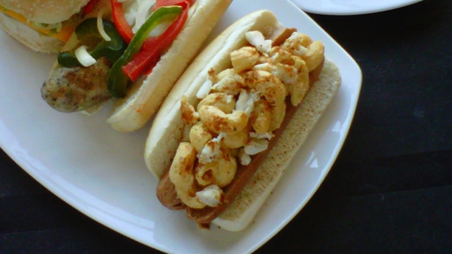 Mac n' Cheese Dog (Stuggy's, Oriole Park at Camden Yards)
