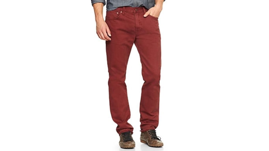 Gap 1969 Slim in Red