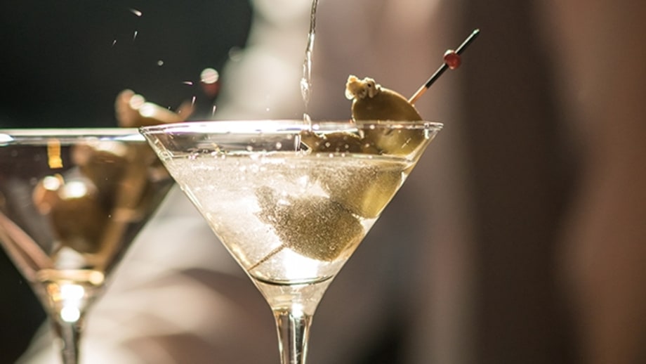 Black Truffle-Blue Cheese Martini