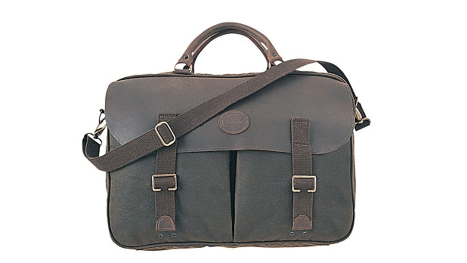 Barbour Wax Leather Briefcase
