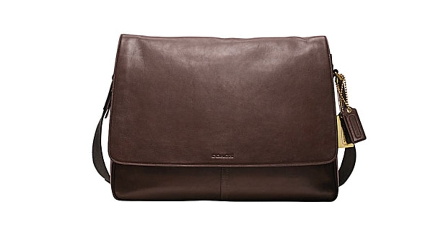 Coach Bleecker Legacy Leather Courier Bag