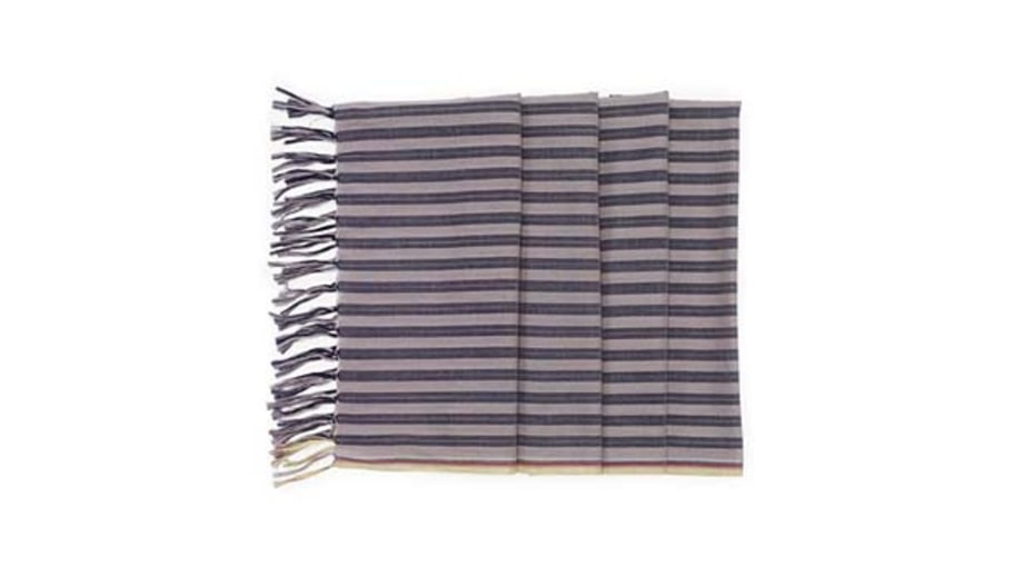 Club Monaco Broken Stripe Scarf