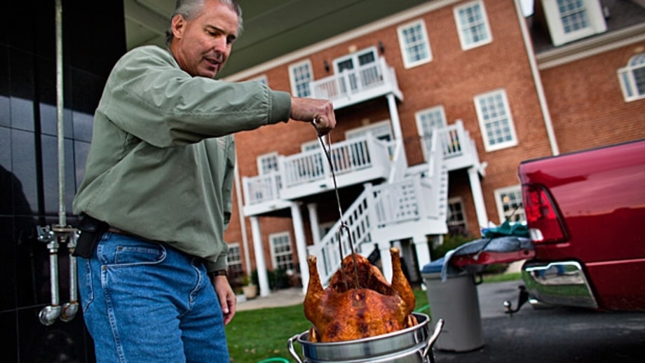 Fry the bird.