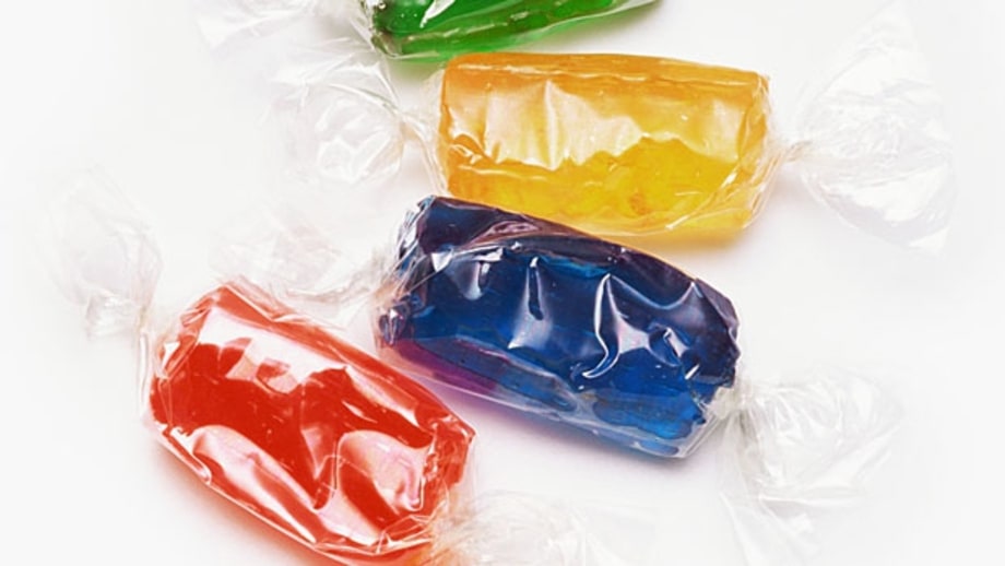 Consume fewer calories with hard candies.