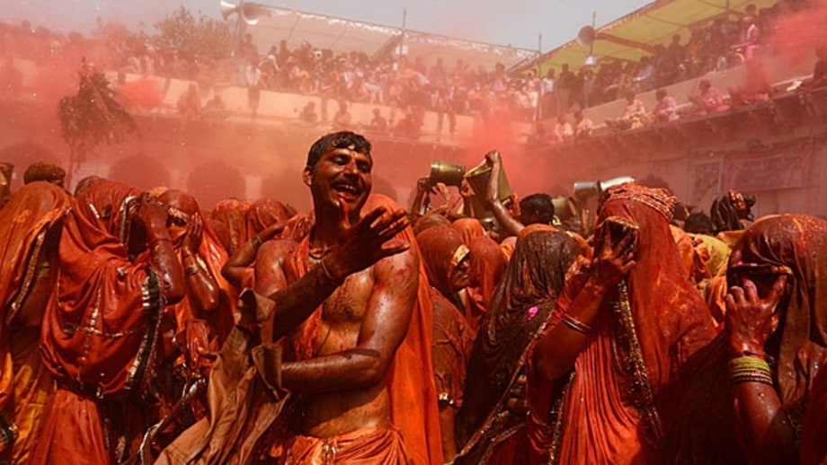 Holi: Mathura, India