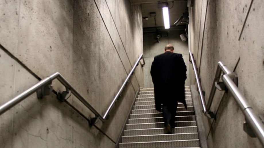 Take the stairs.