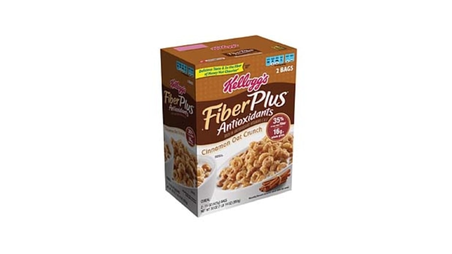 Kellogg's Fiber Plus Cinnamon Oat Crunch
