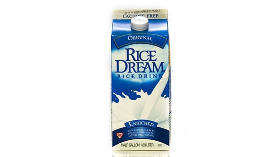 Rice milk (70 calories; 1g protein)