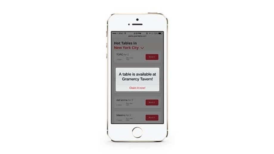 If you use OpenTable