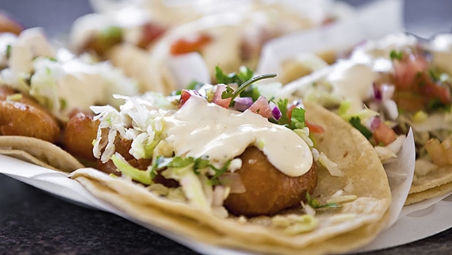 Batter Fried Speckled Trout Tacos by Tenney Flynn