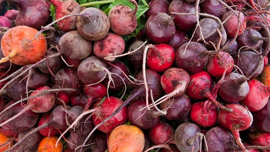 Red Beets (and Their Leaves!)