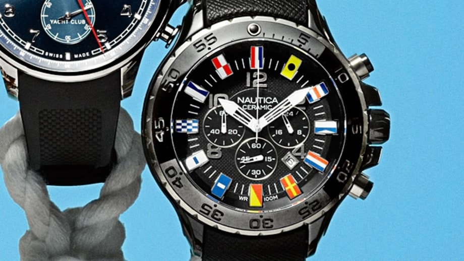 Nautica Ceramic Signal Flag watch