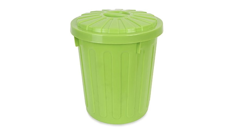 Serve punch. In a trash can.