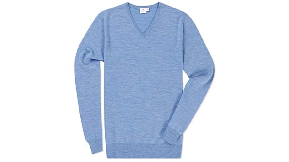 V-Neck: Sunspel's Fine Merino Jumper