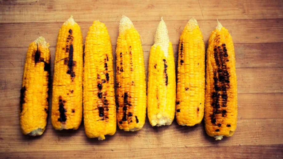 Caramelized corn with diced pancetta