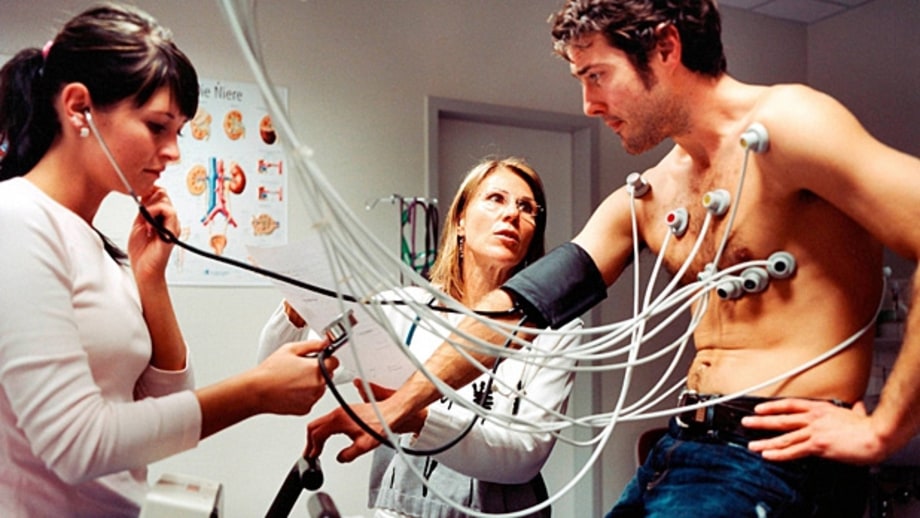 EKGs or other heart stress tests during a physical
