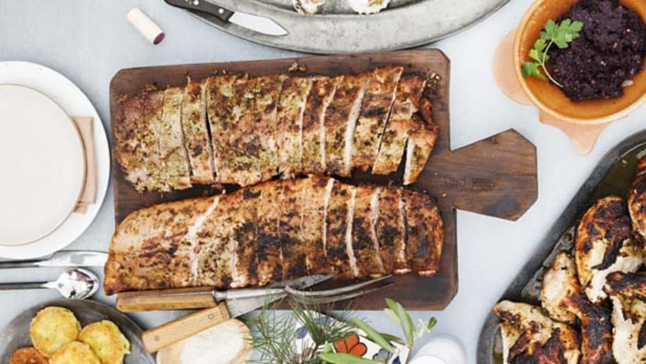 Baby Back Pork Ribs With Milanese Rub.