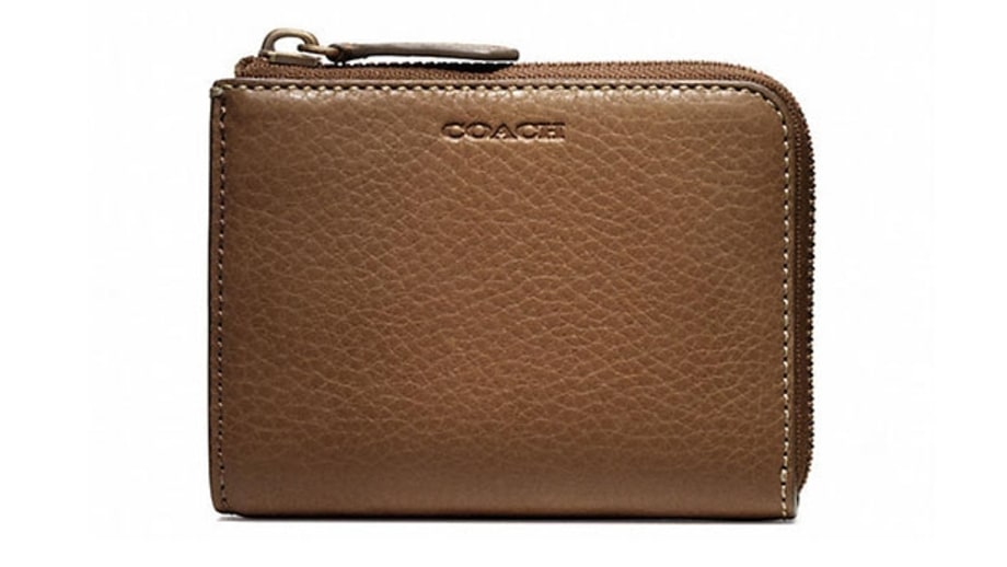 Coach Bleecker Half Zip Wallet