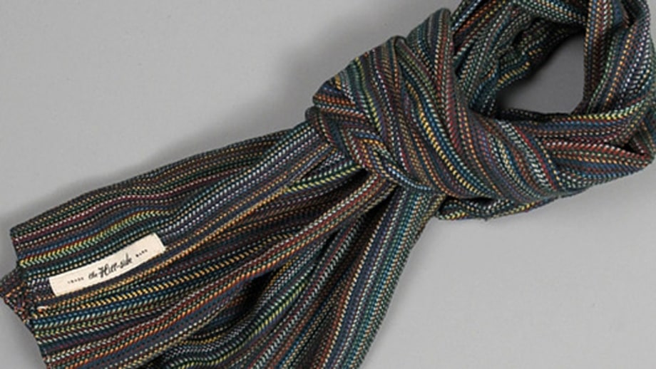 The Hill-Side Old Virginia Herringbone Striped Scarf