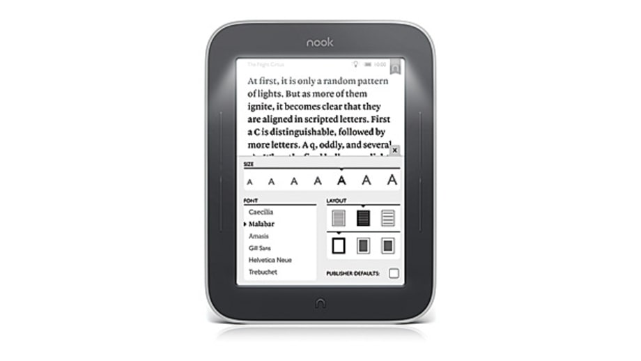 Nook Simple Touch with Glowlight