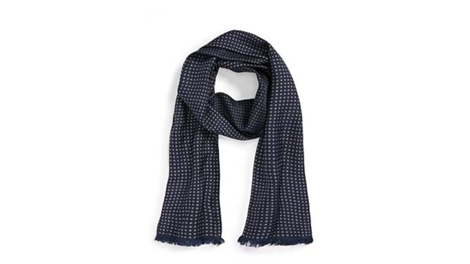 The Kooples Dot-Print Silk Scarf