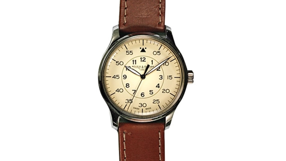 Mougin & Piquard for J. Crew Grande Seconde Watch in Cream