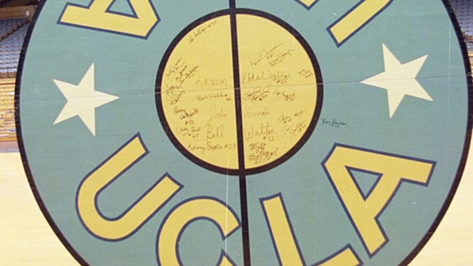 UCLA Basketball Court Center Circle