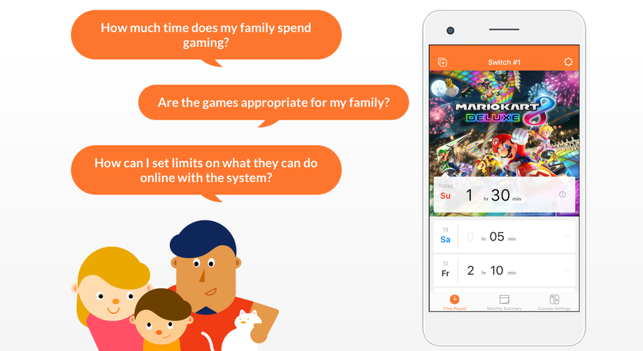 Nintendo Switch Parental Controls App