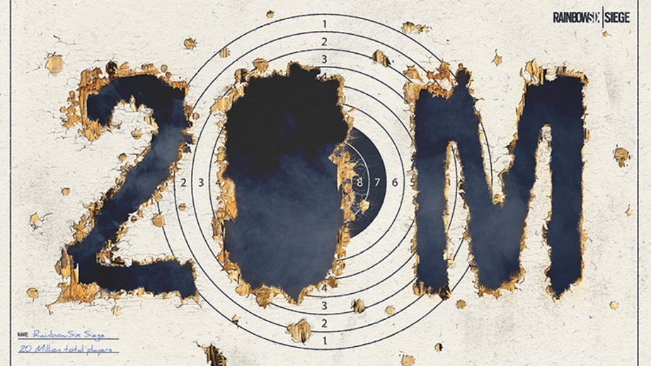 ‘Rainbow Six Siege’ hits 20 million registered players