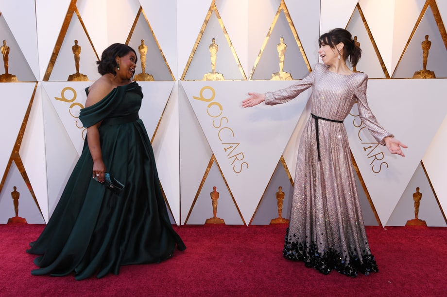 Octavia Spencer and Sally Hawkins
