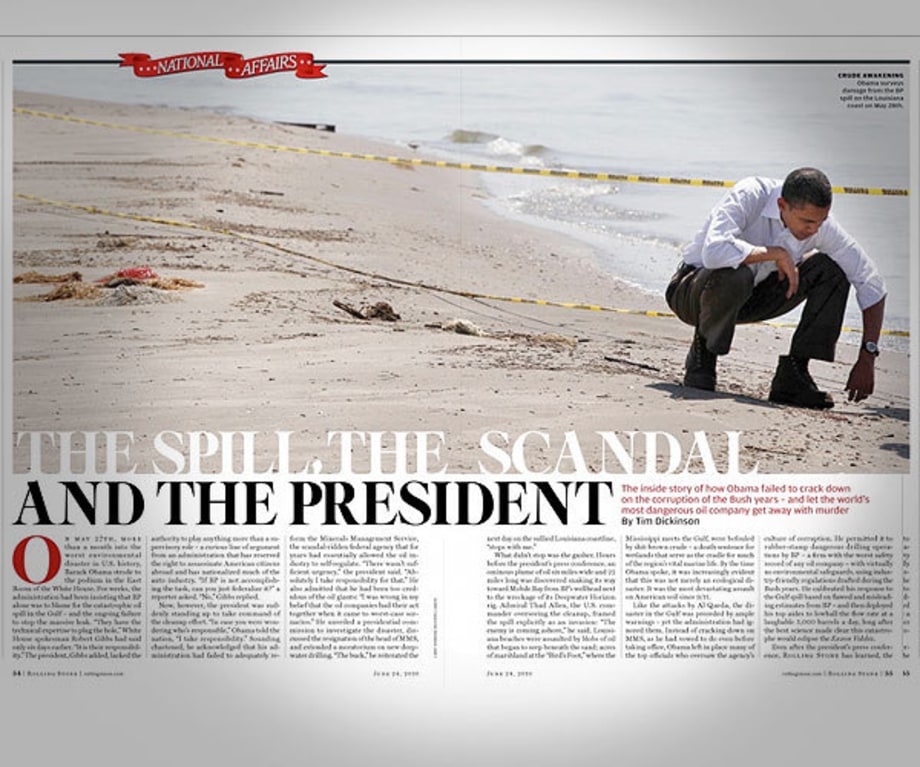 Obama Criticized for Role in BP Oil Spill