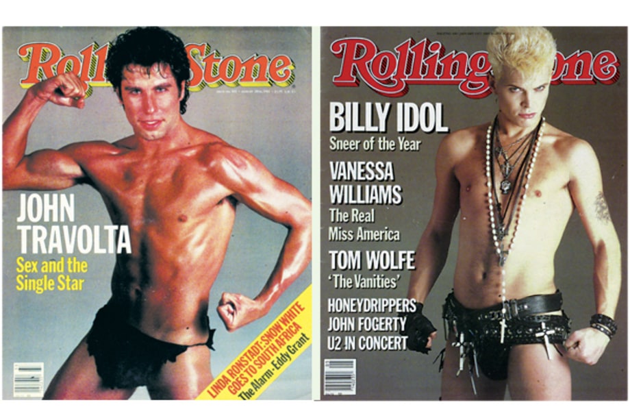 John Travolta and Billy Idol