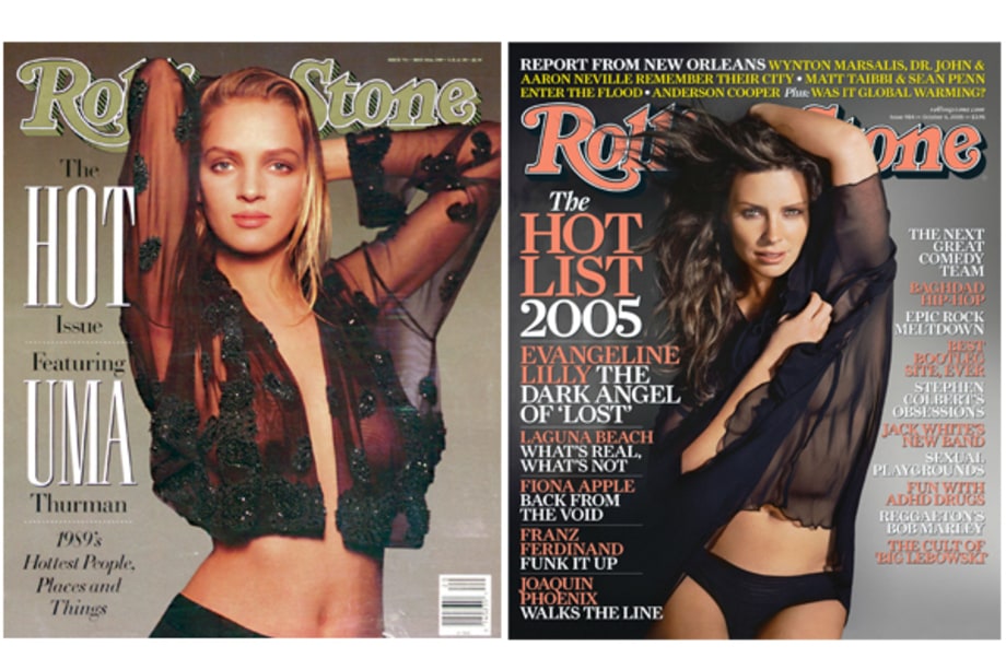Uma Thurman and Evangeline Lilly