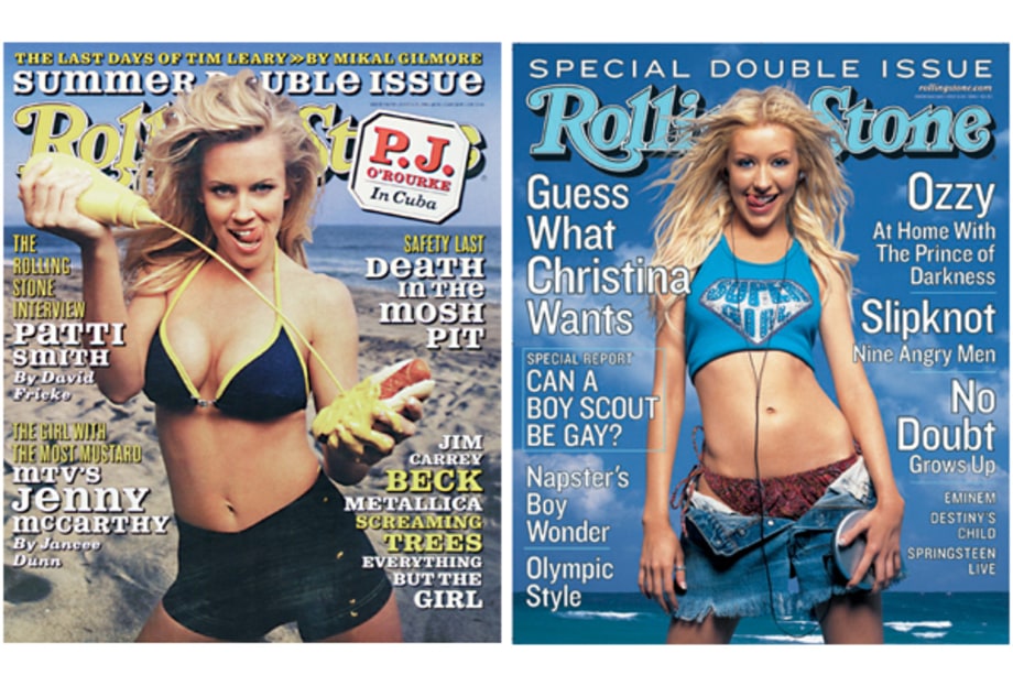 Jenny McCarthy and Christina Aguilera