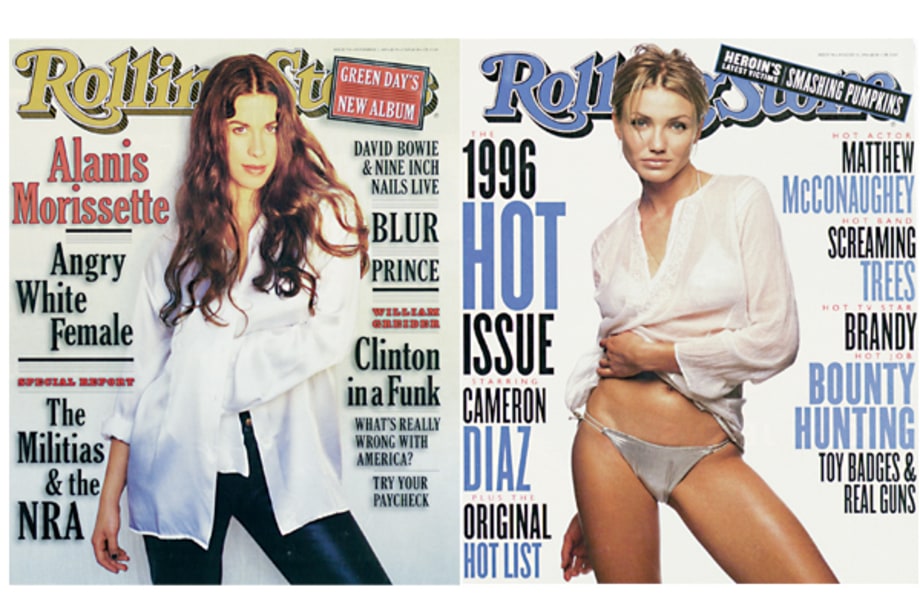 Alanis Morissette and Cameron Diaz